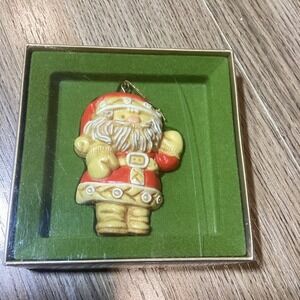 Hallmark Tree Trimmer Collection Santa Claus Ornament Christmas Vintage